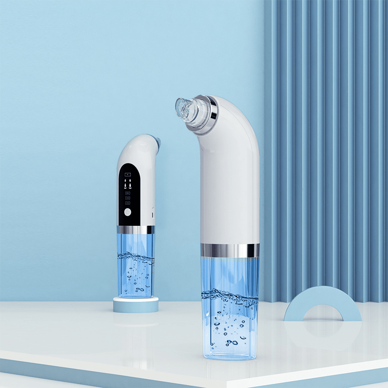 USB Rechargeable Pore Vacuum Facial Cleaner with Interchangeable Heads