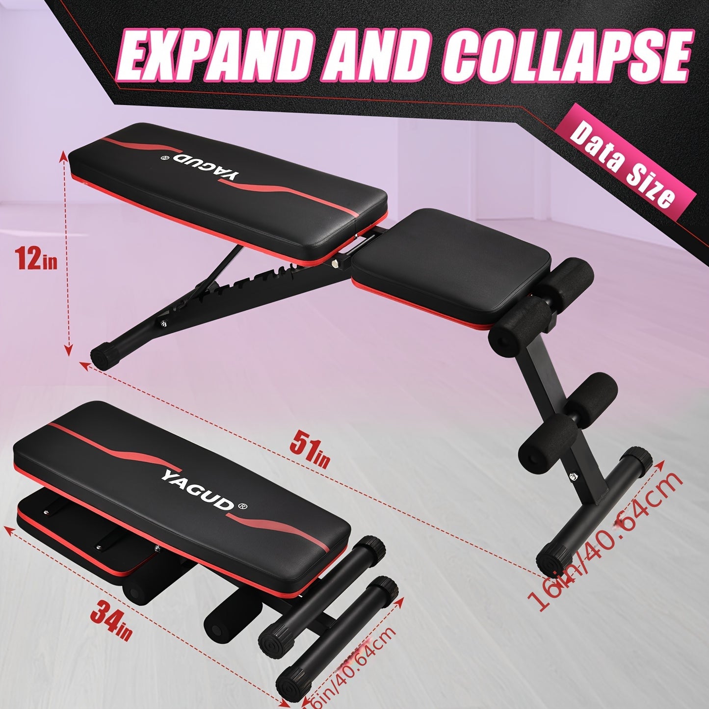 Adjustable Weight Bench For Home Gym Full Body Workout