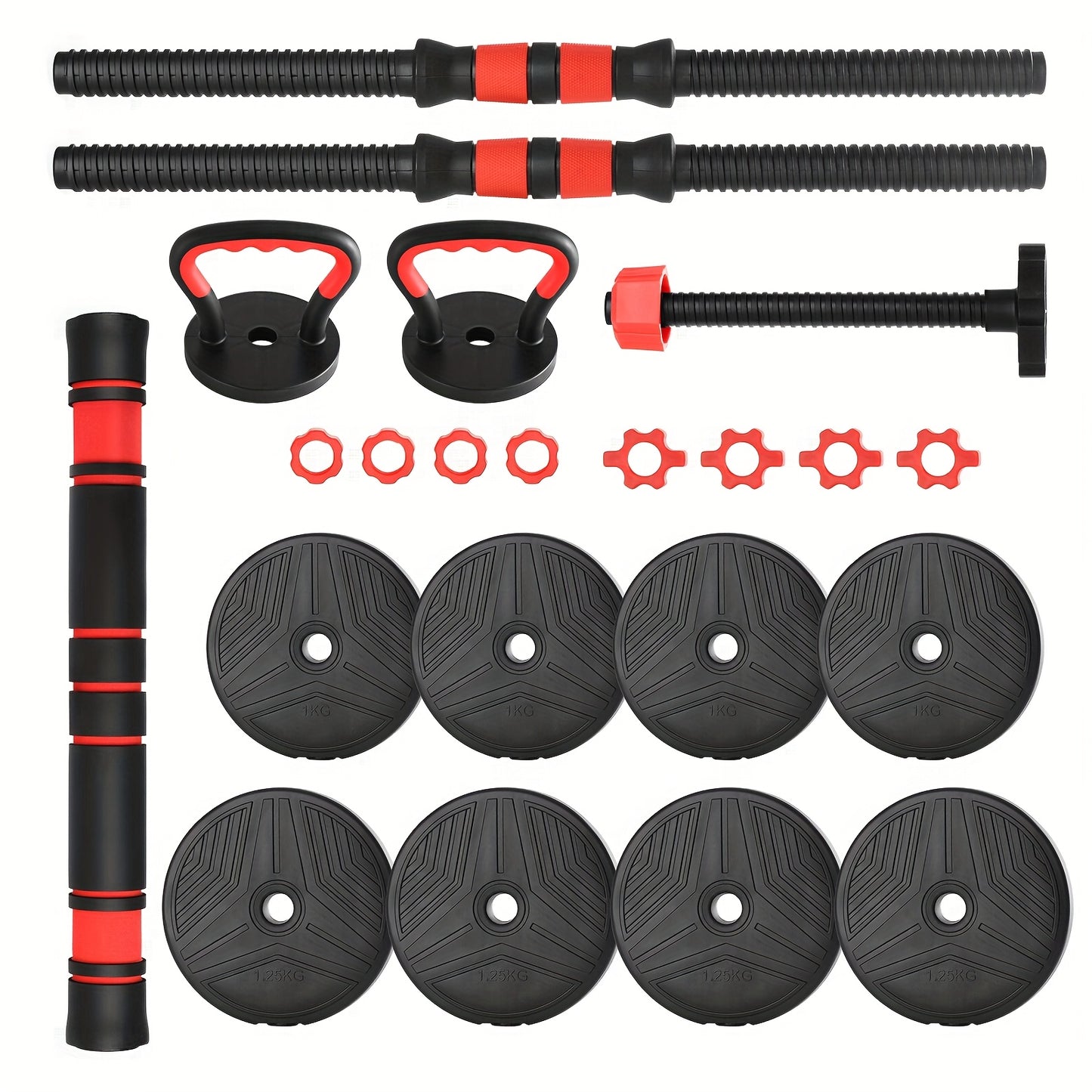 Adjustable 5 In 1 Dumbbells For Home Gym Fitness