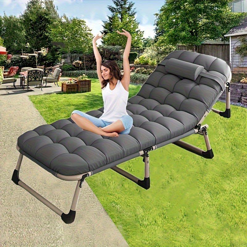 Comfortable Ergonomic Folding Bed for Relaxation and Napping