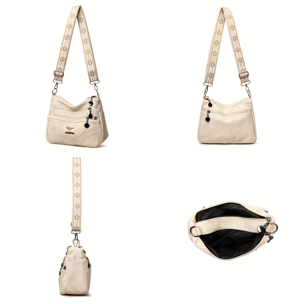 Perfect Lily Women's Vintage Bohemian Crossbody Bag for Everyday Use by Connie's Bargains with boho strap.