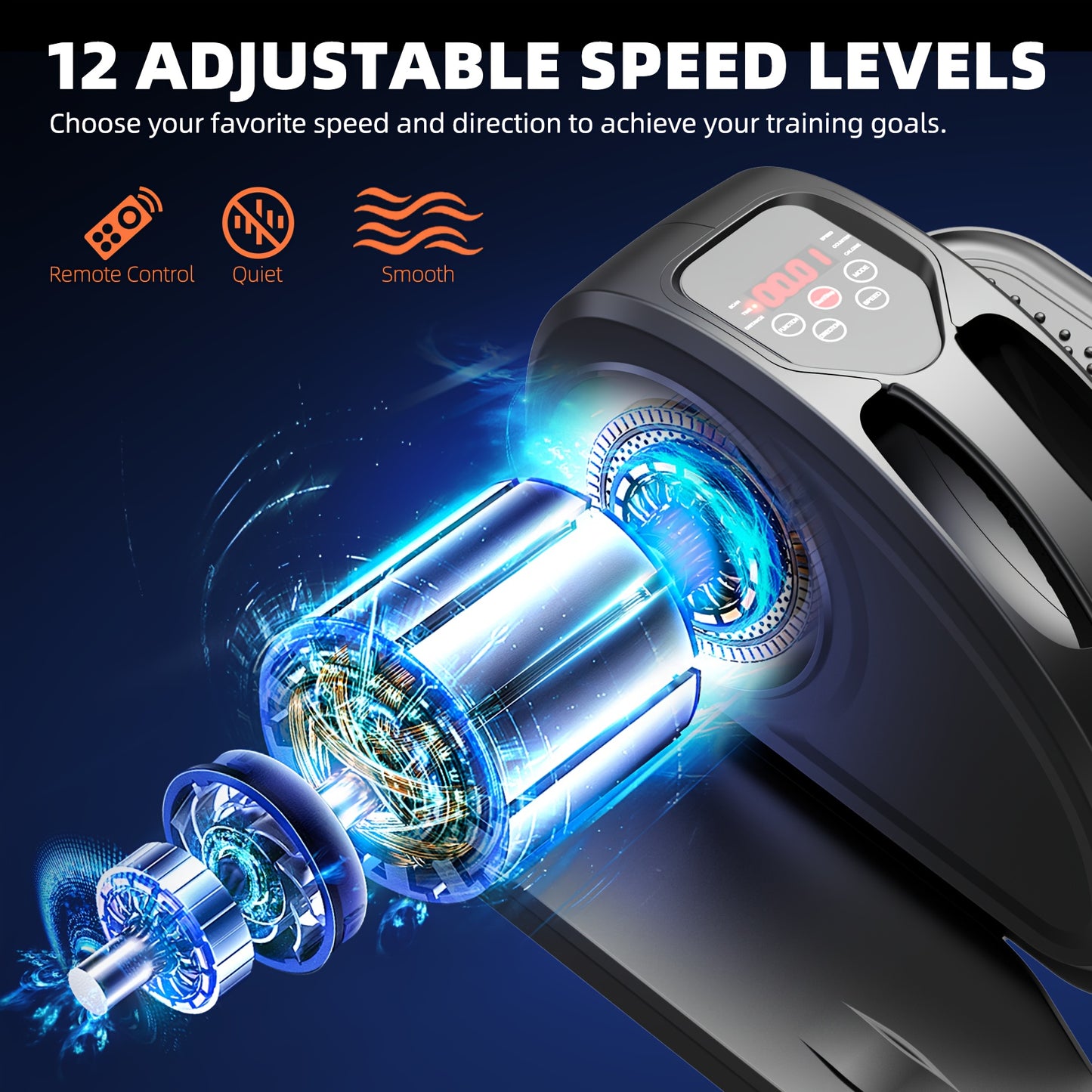 Portable Under Desk Elliptical Machine for Easy Home Workouts