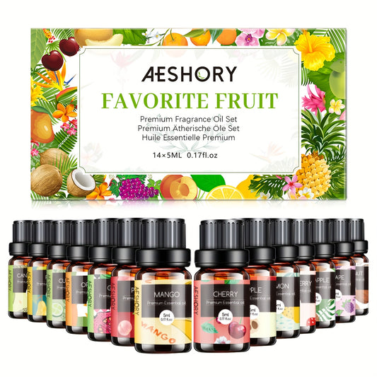 Fruity Essential Oils Set for Diffusers and Candle Making
