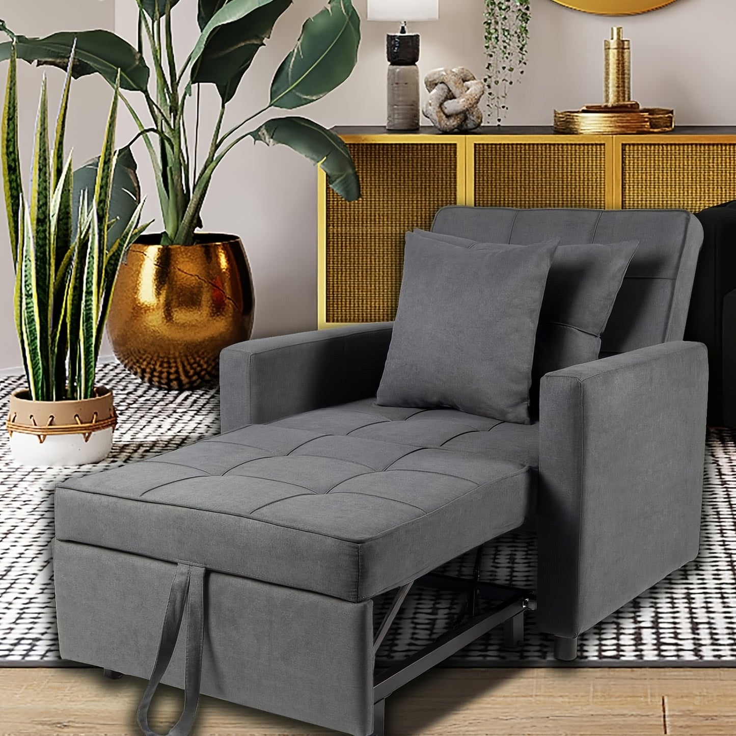 Convertible Sofa Bed Chair for Small Spaces and Lounging