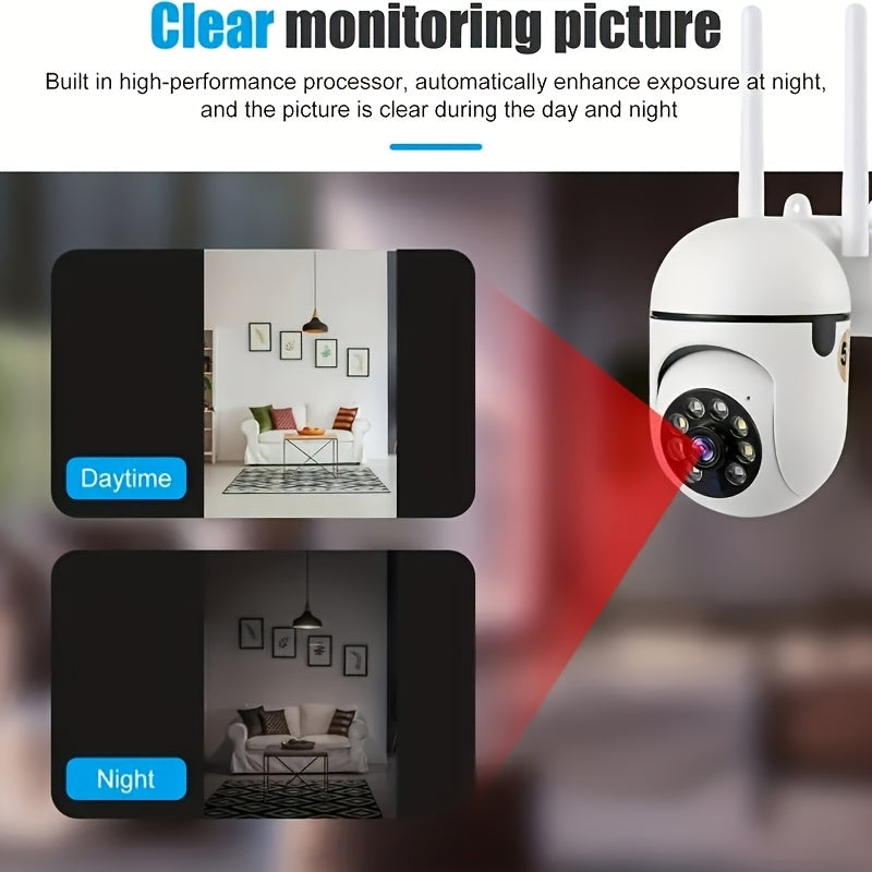 Wireless 3MP HD Security Cameras with AI Motion Detection