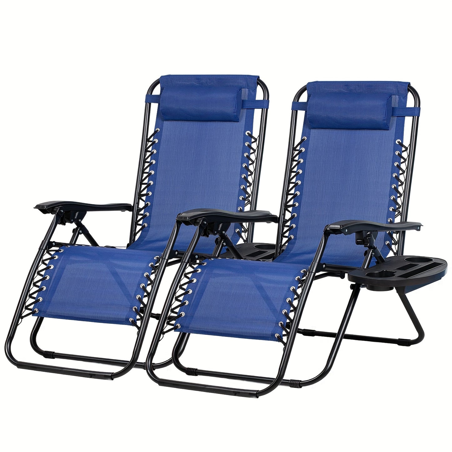 Adjustable Zero Gravity Lounge Chairs Set of Two