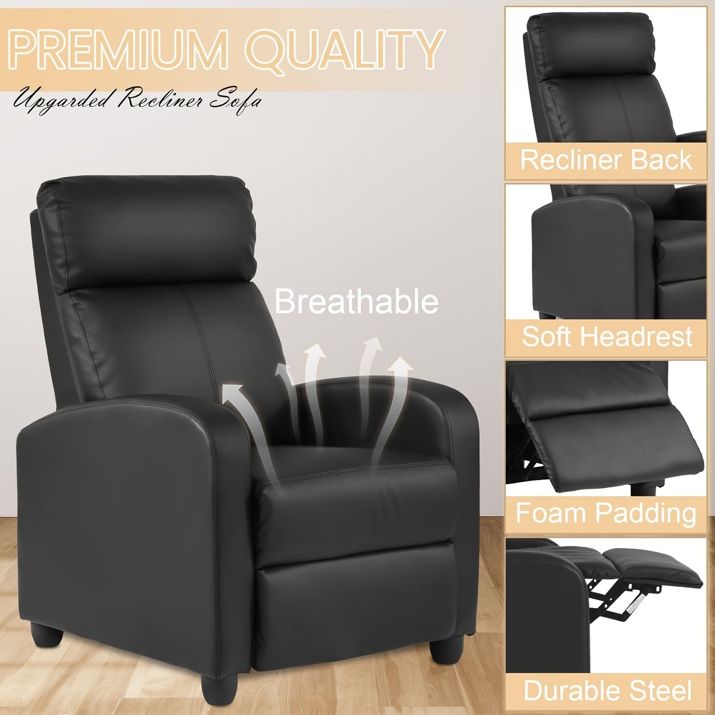 Ergonomic Recliner Sofa Chair for Ultimate Comfort and Relaxation
