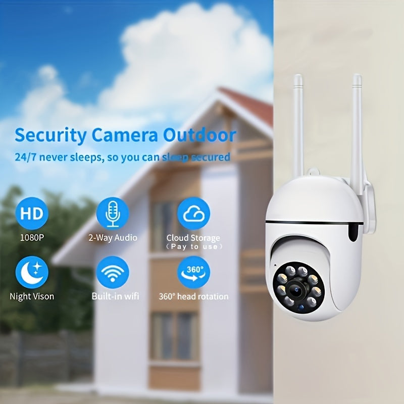 Wireless WiFi Security Camera System with Night Vision and Audio