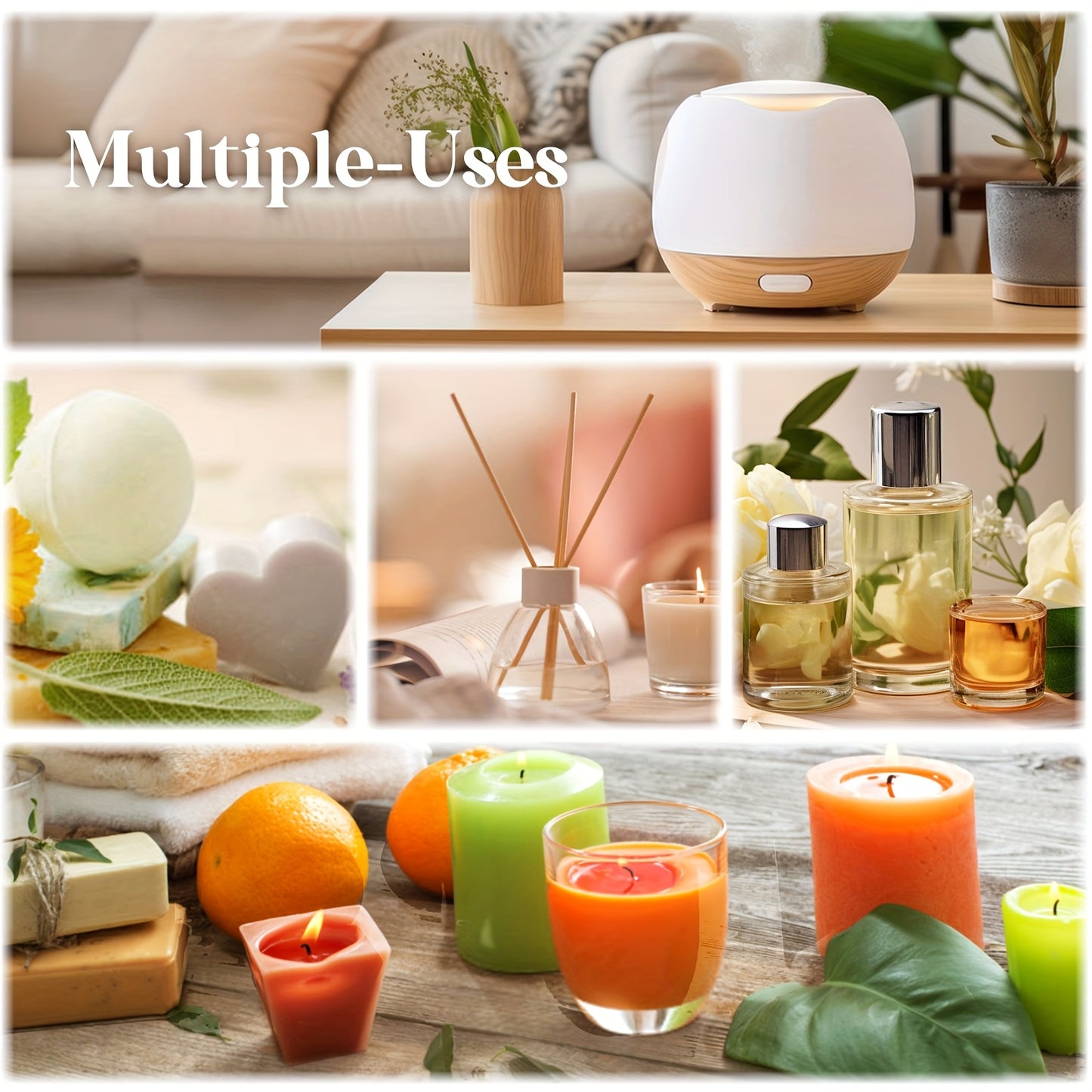 Fruity Essential Oils Set for Diffusers and Candle Making