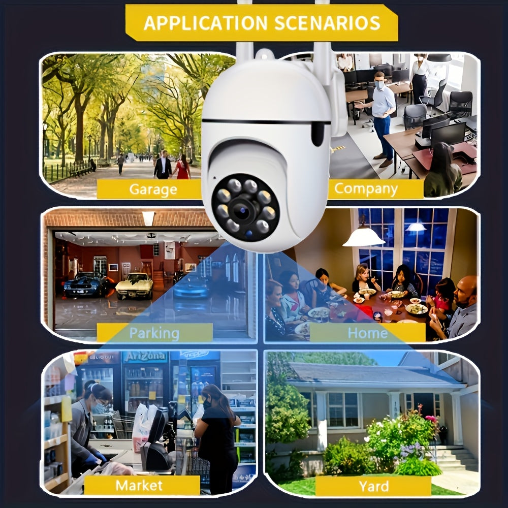 Wireless 3MP HD Security Cameras with AI Motion Detection