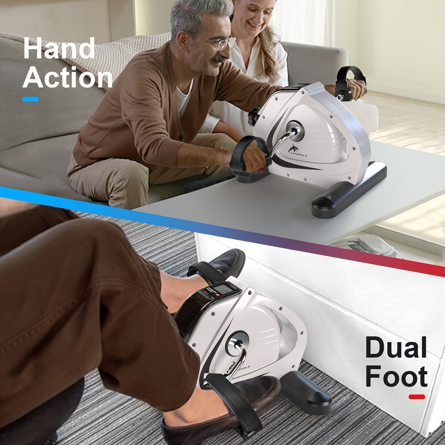 Mini Fitness Elliptical Pedal Exerciser for Home and Office