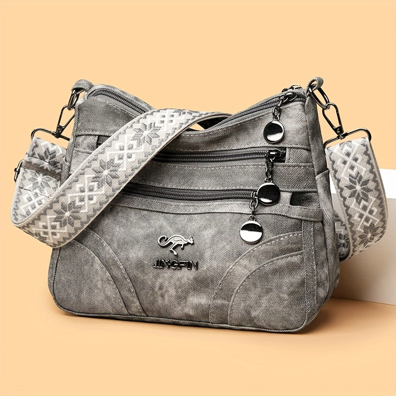 Perfect Lily Women's Vintage Bohemian Crossbody Bag for Everyday Use