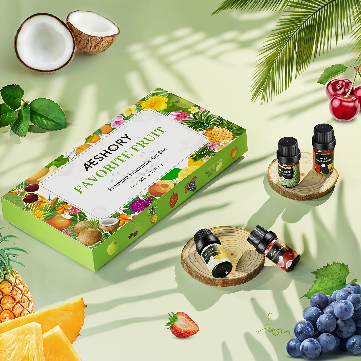 Fruity Essential Oils Set for Diffusers and Candle Making