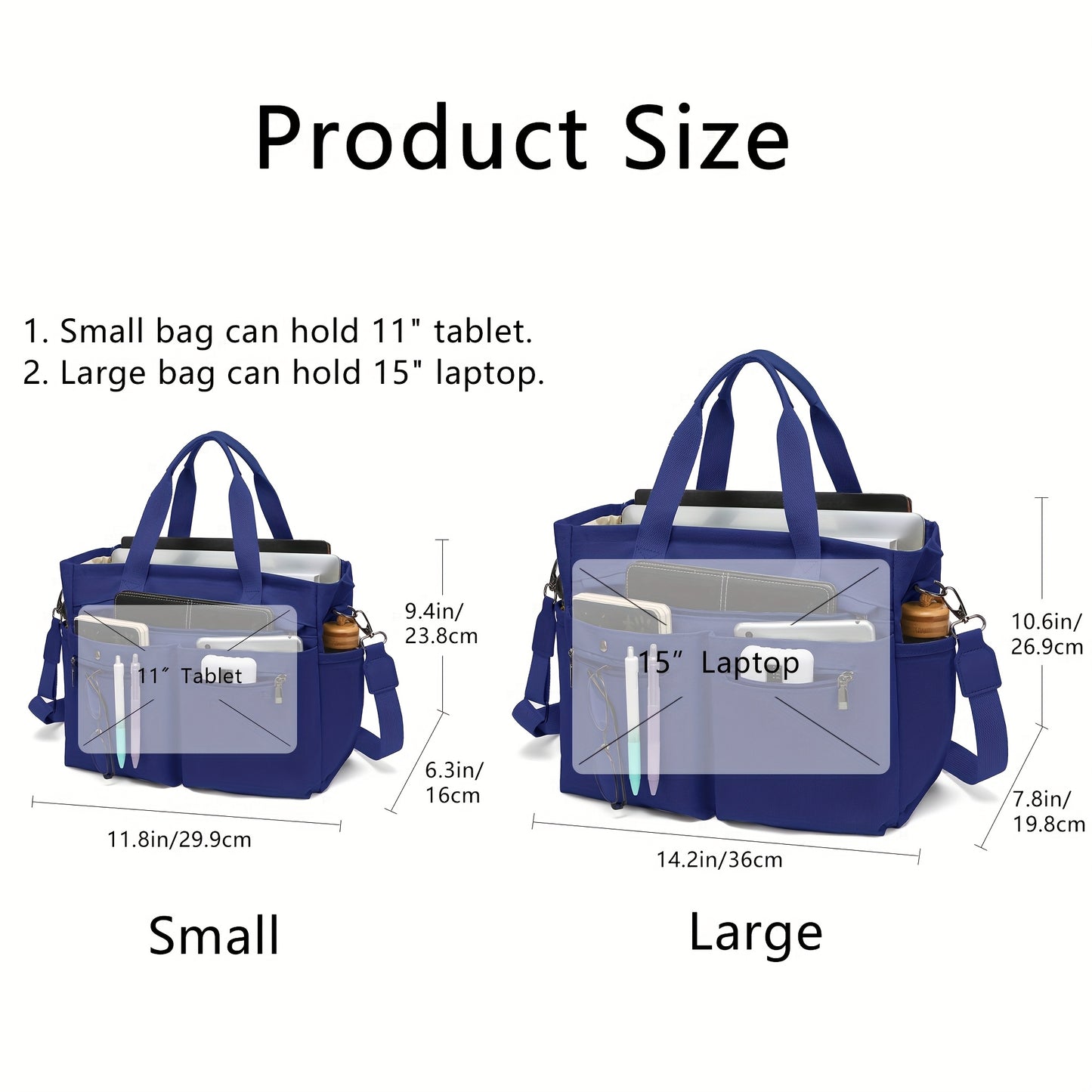 Women's Canvas Handbags Set for Work Travel and Daily Use