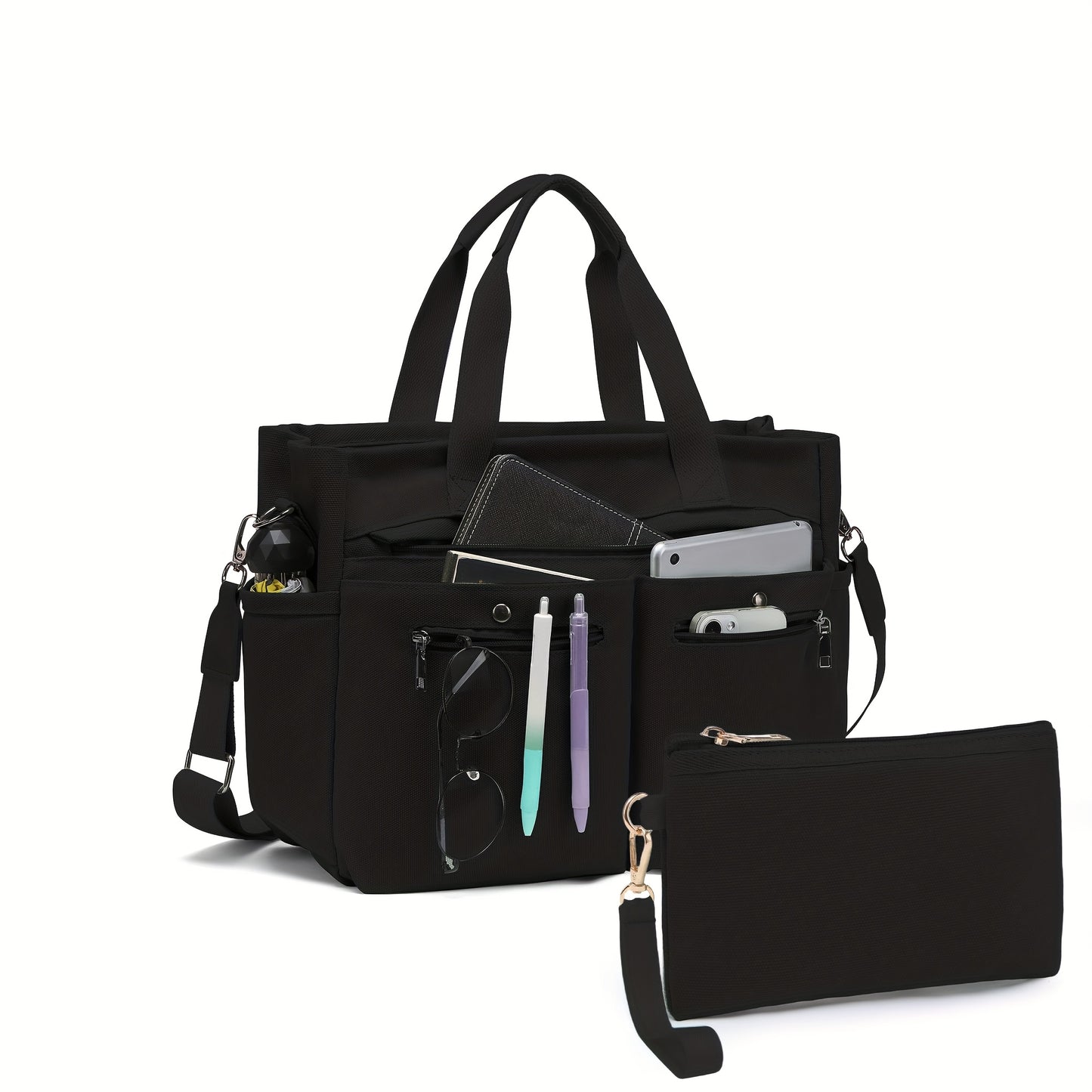 Women's Canvas Handbags Set for Work Travel and Daily Use