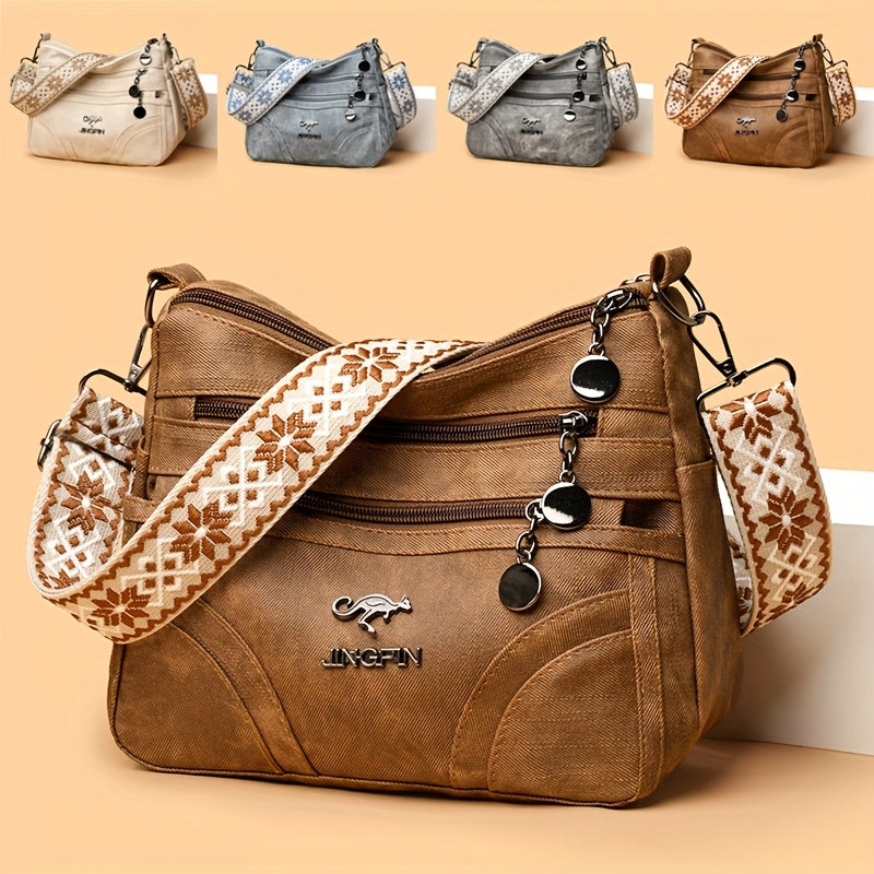 Perfect Lily Women's Vintage Bohemian Crossbody Bag for Everyday Use