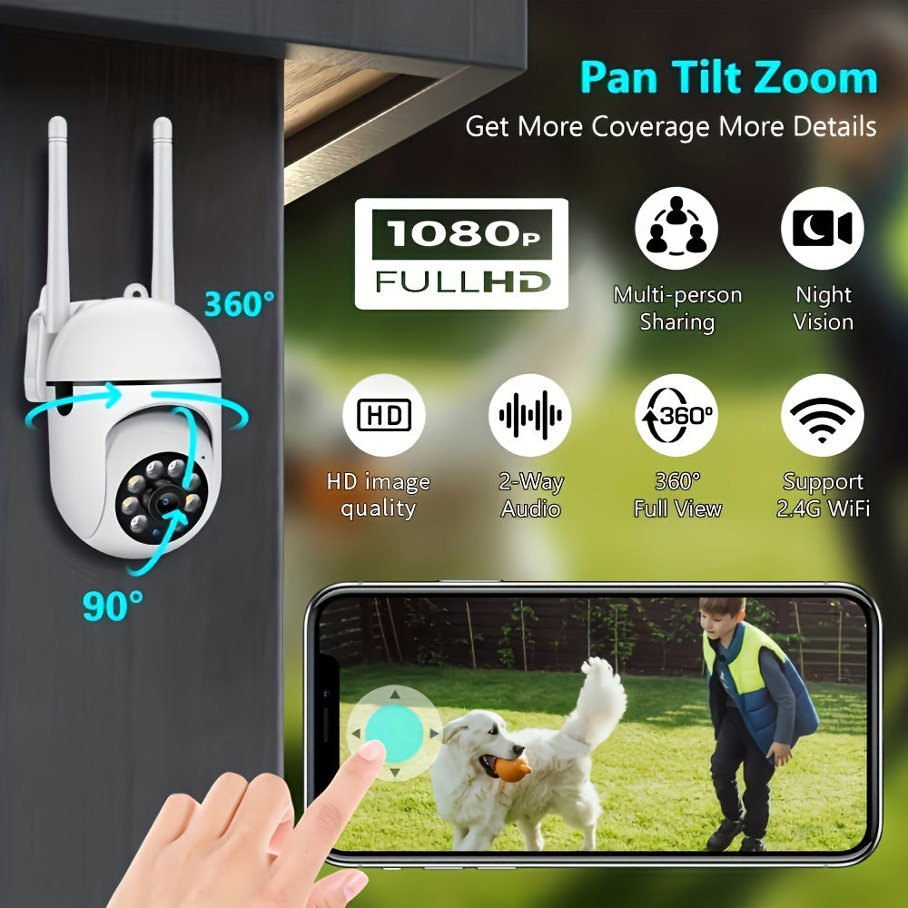 Wireless WiFi Security Camera System with Night Vision and Audio
