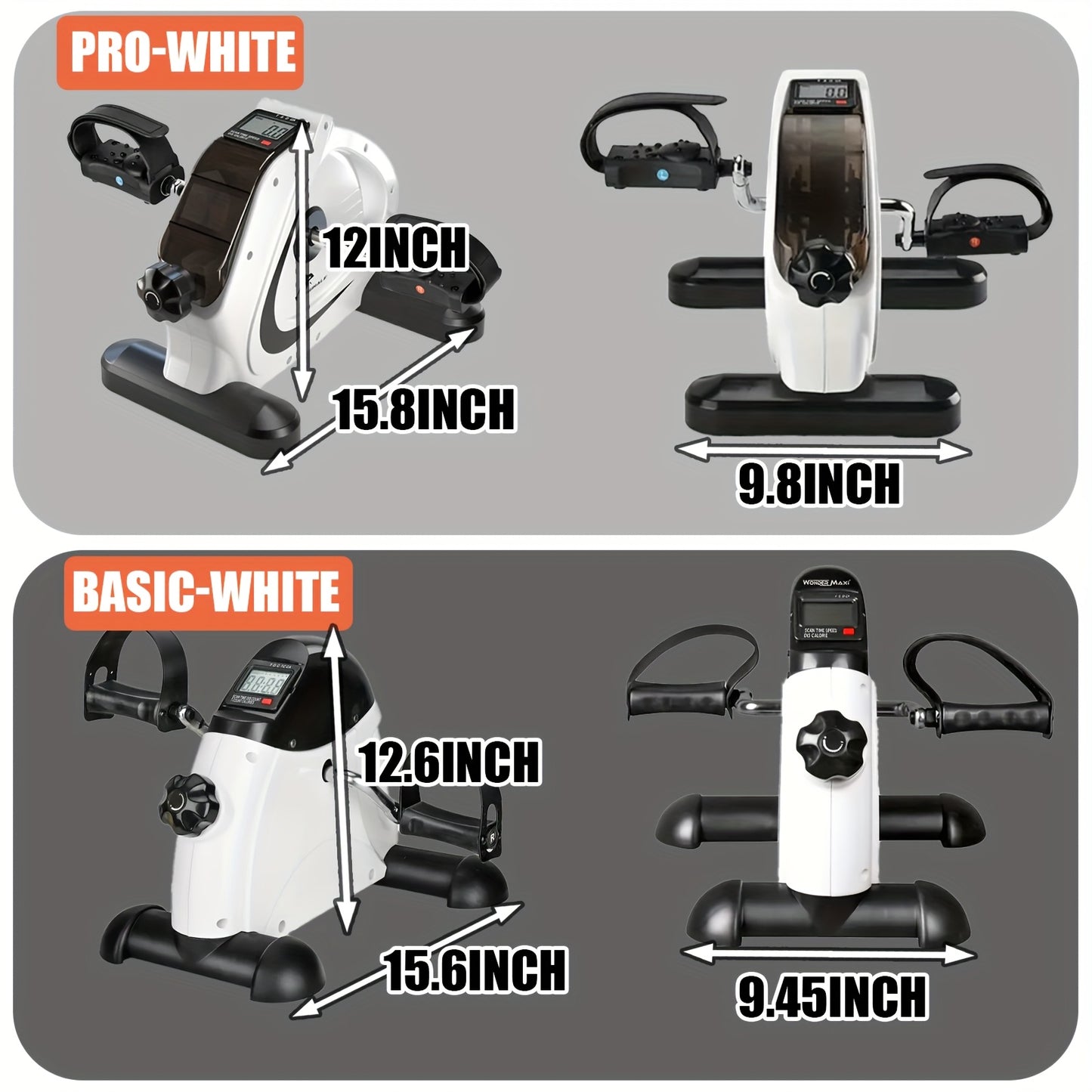 Mini Fitness Elliptical Pedal Exerciser for Home and Office