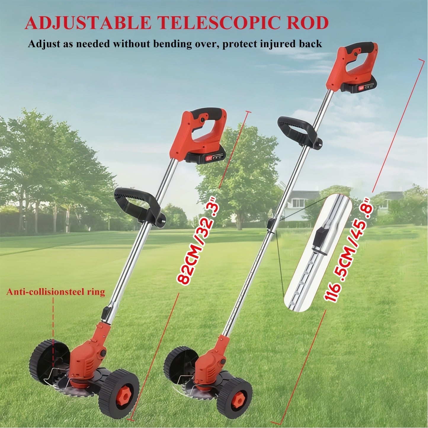 Cordless Electric Lawn Mower for Effortless Yard Care